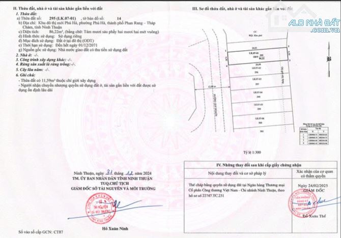 Đất nền Sổ đỏ Vị trí Kim Cương trung tâm Đô thị hành chính Phan Rang - Nam Khánh Hoà - 1