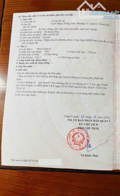 BÁN NHÀ KHU VIP 590 CÁCH MẠNG THÁNG 8 DT:5x17 NGAY CV LÊ THỊ RIÊNG CHỈ 24tỷ - 1