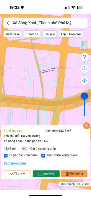 Sông xoài cách trục chính Bình Giã chỉ 100m giá 8Xxtr - 1
