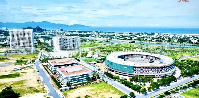 Đất biệt thự góc 2 mặt tiền sông Cổ Cò quận Ngũ Hành Sơn diện tích hiếm có 1112m2 giá 54tr - 2