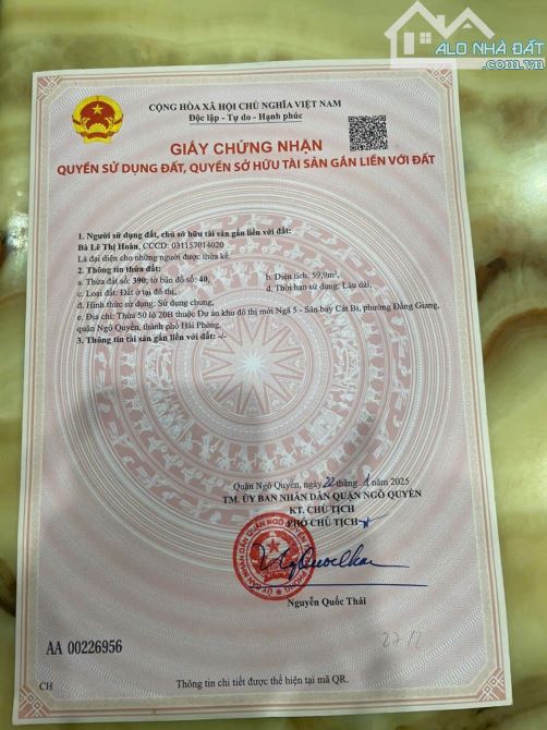Tổng hợp các lô đất bán tại lô 20B ,lô 21 đường Lê Hồng Phong Hải Phòng - 2