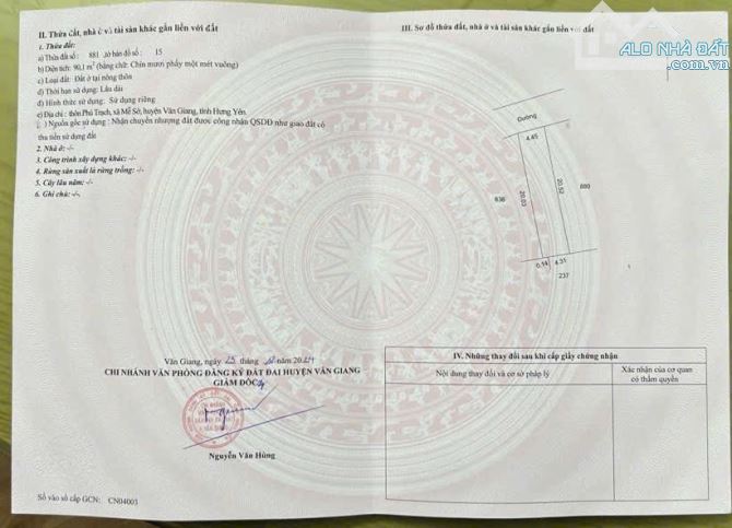 Cần bán 2 lô đất 90,1 và 94,5m tại Phú trạch - 3