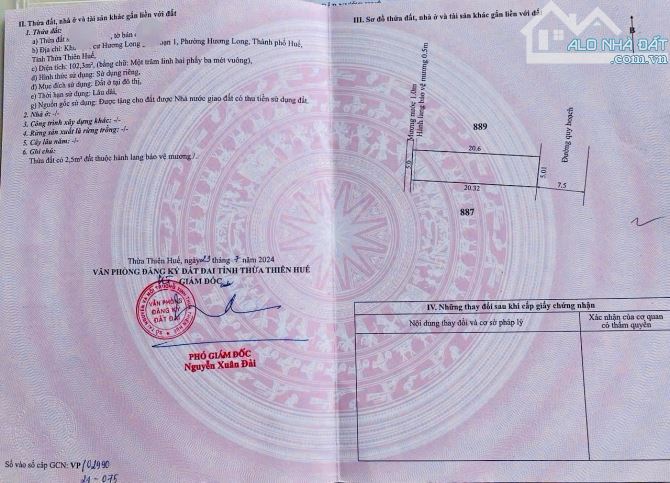 ĐẤT NỀN KHU ĐỊNH CƯ HƯƠNG LONG  - NGUYỄN PHÚC CHU - THÀNH PHỐ HUẾ - 5
