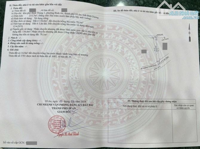 Đất gần chợ Bình An, phường Bình An, Tp Dĩ An - 6
