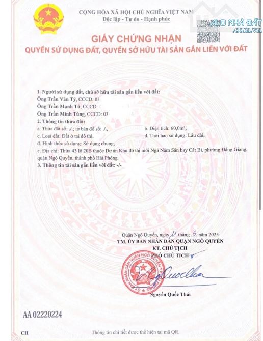 Tổng hợp các lô đất bán tại lô 20B ,lô 21 đường Lê Hồng Phong Hải Phòng - 8