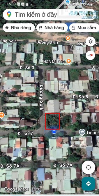 Bán đất góc 2 MT đường số 7 p Tân Đông Hiệp Tp Dĩ An