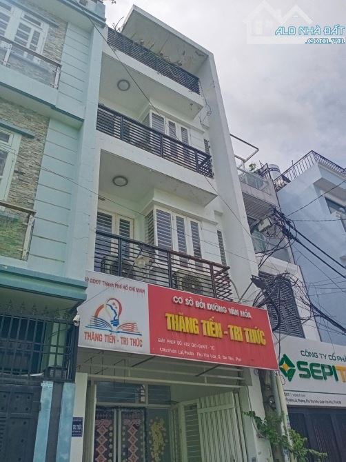 BÁN NHÀ 5 TẦNG HẺM XE HƠI TRÁNH, ĐƯỜNG VƯỜN LÀI - Q.TÂN PHÚ, NHỈNH 12 TỶ. - 1