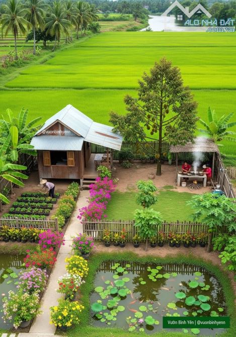 2100m2 có 338m2 thổ đường ôtô vew sông tân đông_ thạnh hoá 990 triệu rẻ - 1