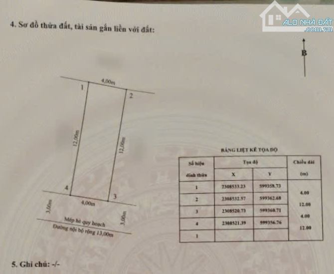 48m2 đất tuyến 2 TĐC 226 Lê Lai - Ngang 4m - Đường 13m - 2