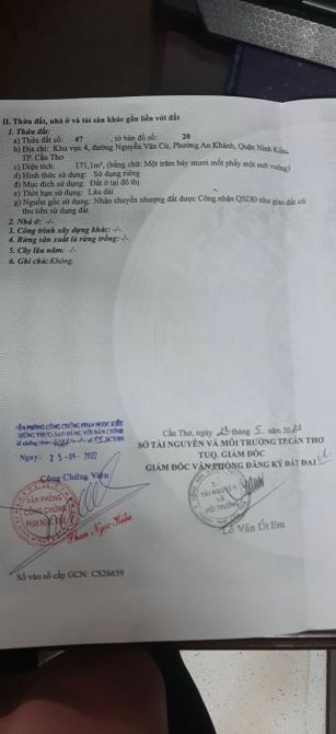 Nhà Trệt Mặt tiền Nguyễn Văn Cừ Bề Ngang 10m , đoạn Gần Chi Cục Thuế - Đại Học Y Dược Cần - 2