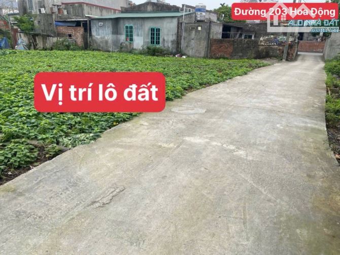 Bán lô Lâm Động- Thuỷ Nguyên sát mặt 203 vào chỉ 15m ô tô ra vào 93,4m giá chỉ 2,2x tỷ