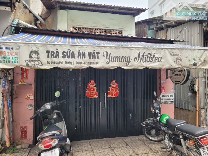 BÀN ĐẤT MẶT TIỀN 490 GIA PHÚ, P3, Q6, TPHCM