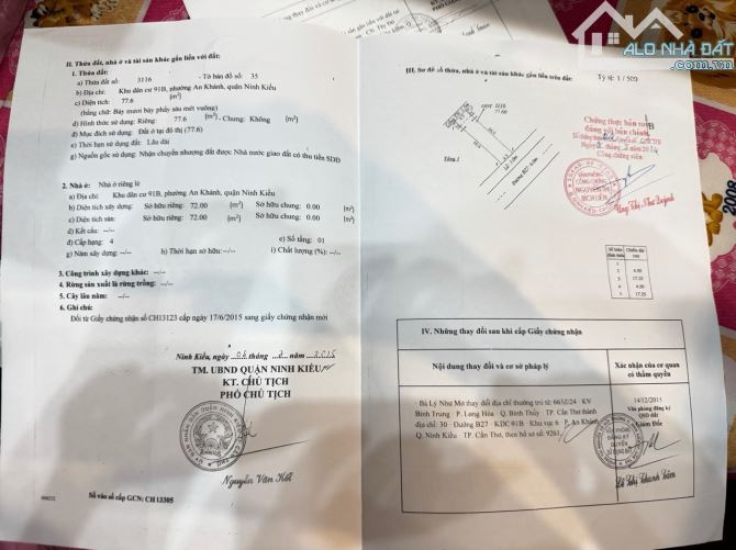 BÁN NHÀ ĐƯỜNG B27 KDC91B, AN KHÁNH, NINH KIỀU - 1