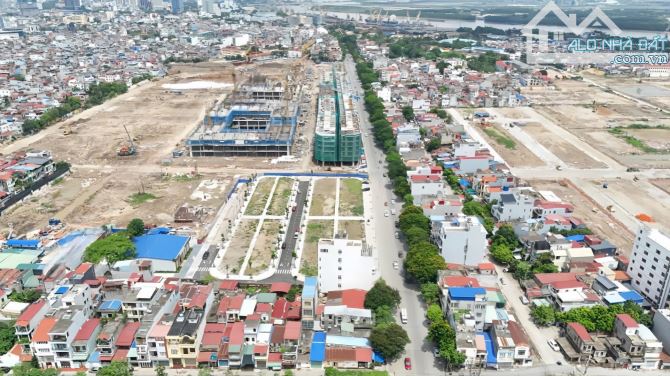 Bán đất tặng nhà mặt đường Lê Thánh Tông gần kho 3 Lạc Viên (C487)  D.tích: 81,4m (ngang 4 - 1
