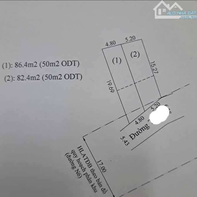 Bán đất 5.2x15m, mặt tiền Thuận Giao 14 p. Thuận Giao gần Ngã Tư Hòa Lân - 1