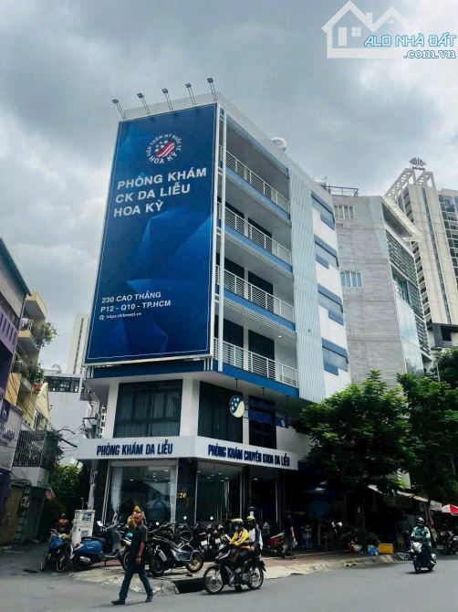 Bán tòa nhà building 2 mặt tiền Cao Thắng và 3/2, hầm 8 tầng