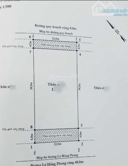 Tổng hợp các lô đất mặt đường Lê Hồng Phong quận Ngô Quyền và Hải An Hải Phòng - 2