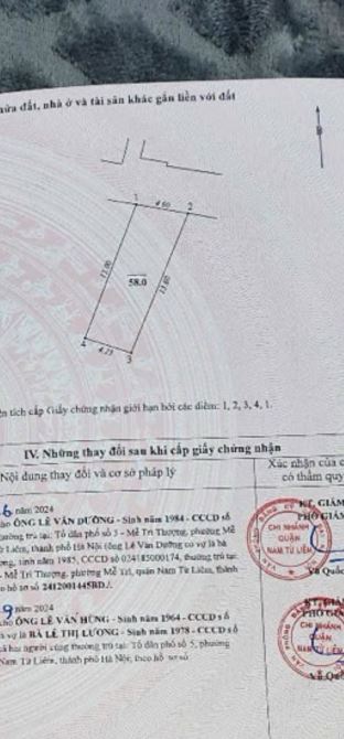 Bán đất mặt phố Phương Canh, 58 m2, mt 5m, ô tô vào đất, kinh doanh, giá rẻ 13.4 tỷ. - 2