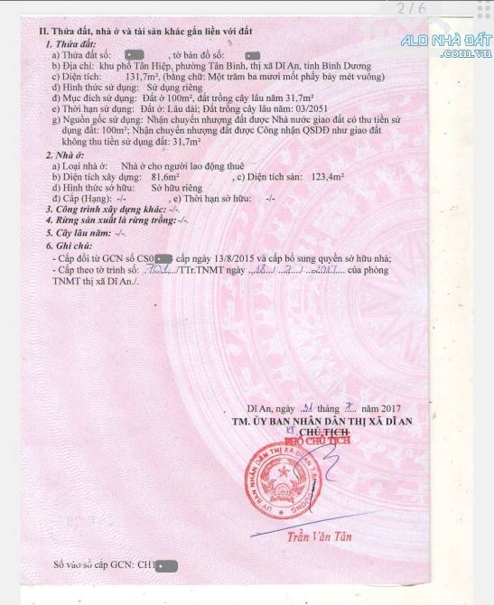 3,39Tỷ TL🔥Bán đất 131,7m2 gần đường Nguyễn Thị Tươi 50m, p.Tân Bình, Tp.Dĩ An - 3