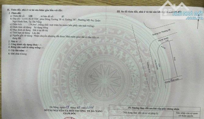 Bán cặp lô góc 2 mặt tiền đường an thượng 28. Sát trần bạch đằng. Đỗ bá. Biển Mỹ Khê TP Đà - 3