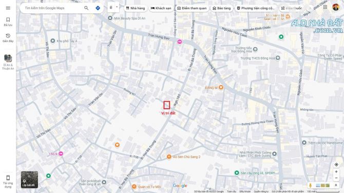 Bán đất 4.5x26m, hẻm Hai Bà Trưng p. Đông Hòa gần GO Dĩ An - 3