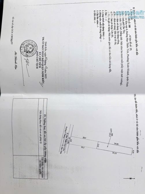 BÁN NHÀ MẶT TIỀN MẠC THIÊN TÍCH, XUÂN KHÁNH, NINH KIỀU - 3