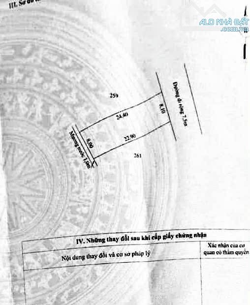 Đất ô tô Kiệt Thân Nhân Trung thông ra Võ Trác- Thuỷ Lương - Hương Thuỷ.  Diện tích : 189. - 3