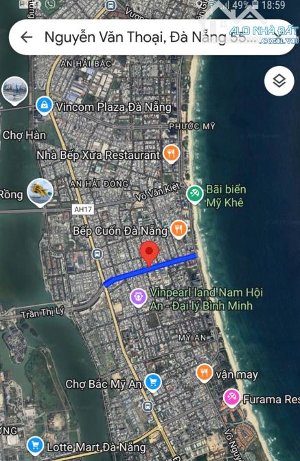 GẦN BIỂN! BÁN ĐẤT TẶNG NHÀ 175M2 – 12,14 TỶ - KIỆT NGUYỄN VĂN THOẠI - Q. NGŨ HÀNH SƠN - 4