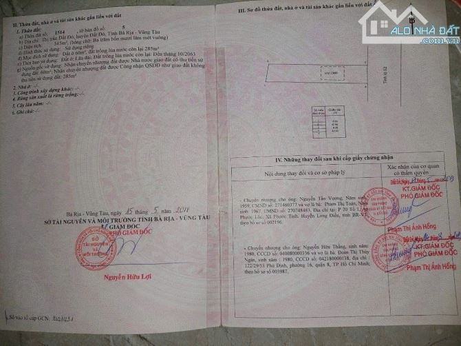 Bán mặt tiền kinh doanh TL52 Võ Thị Sáu - TT Đất Đỏ.BRVT - 4