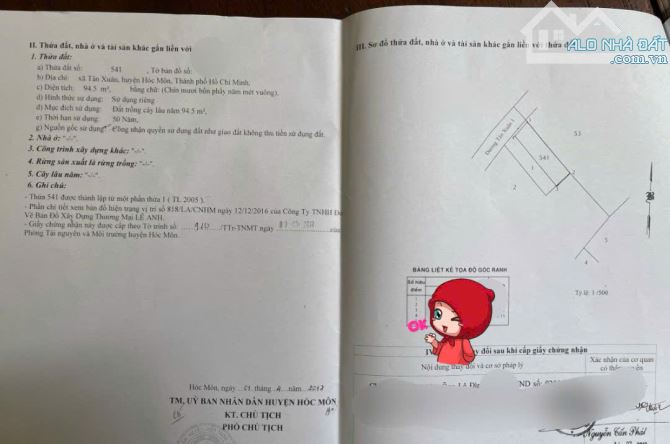 Gồng Không Nỗi Cần Bán nhanh Căn nhà ở Tân Xuân 1 Hóc Môn 70triệu Sổ Hồng Riêng 94m2 - 4