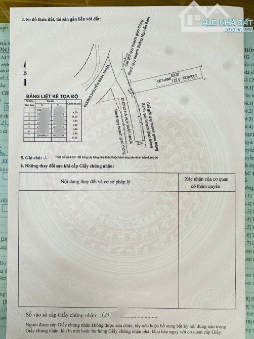 Đất gần sân vận động Đông Hoà, phường Đông Hoà, TP Dĩ An. 4,65 tỷ - 5