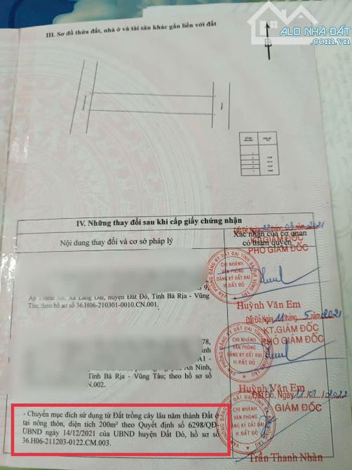 BÁN ĐẤT ĐƯỜNG NGUYỄN HUỆ - PHƯỚC HỘI ,DT 998M2 CÓ 200M TC PHÙ HỢP XẬY NHÀ NGHỈ DƯỠNG - 6