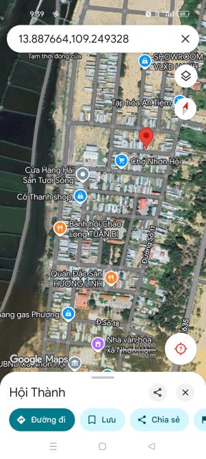 Chính chủ bán vài lô đất khu TĐC Nhơn Phước , Khe Đá , Nhơn Hội, dt từ 100m2-150m2 - 7