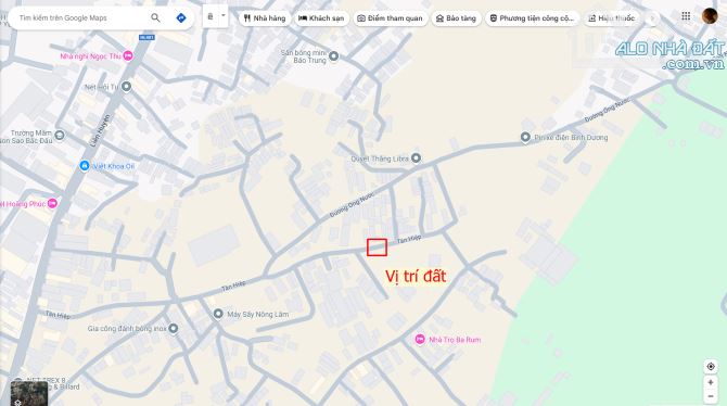Bán đất 4x20.5m, mặt tiền đường Tân Hiệp p. Tân Bình gần chợ Phú An - 1