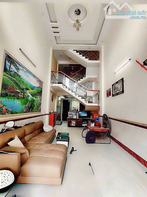 NHÀ 4 TẦNG MÁI THÁI SANG TRỌNG, 65M2, HXT, GẦN CHỢ HẠT ĐIỀU, CHỈ 5.95 TỶ TL - 1