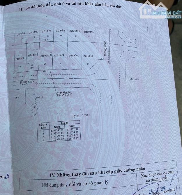 Bán đất dự án 10 mẫu đường Nguyễn Duy Trinh Quận 2 cũ gần chợ nền C7 (200m2) 20.5 tỷ - 12