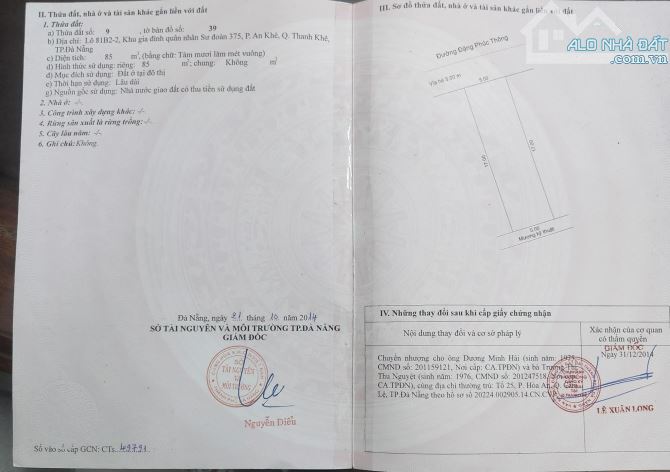 Bán đất đường 5.5m Đặng Phúc Thông - đấu lưng Đinh Thị Vân - 2
