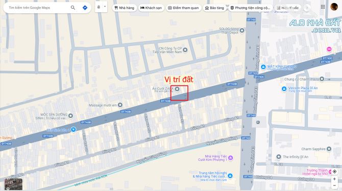 Bán nhà cấp 4 (6x32m), mặt tiền ĐT.743B p. Bình Hòa kế Vincom 550, thu 20tr/th - 2