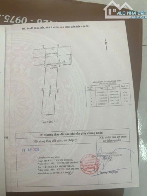 Bán nhà gò dầu Tân Phú - 72m2 - đường nhựa 6m thông - ôtô vào nhà ngang 4m1 - 7 tỷ nhẹ - 3