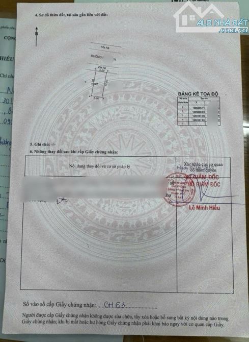 Đất khu tái định cư Đông Hòa C, phường Đông Hòa, Tp Dĩ An. 4,35 tỷ - 3
