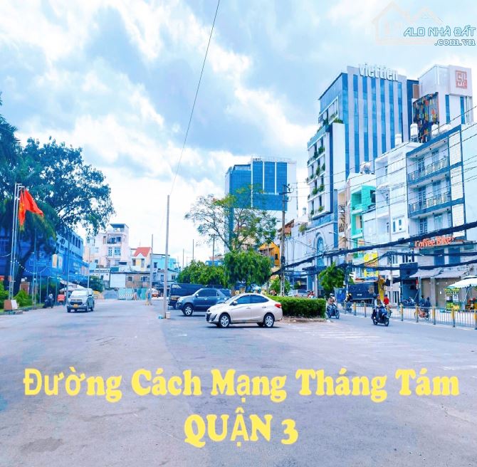 BÁN NHÀ CÁCH MẠNG THÁNG TÁM, QUẬN 3, 4 TẦNG, SỔ VUÔNG 184 m2, GIÁ 14.6 TỶ