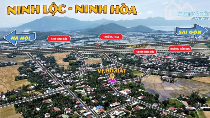 CHÍNH CHỦ GỬI BÁN 5 LÔ ĐẤT ĐẸP NHẤT NINH LỘC, NINH HÒA🏡