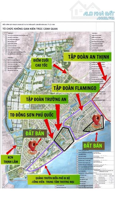 Siêu phẩm đất nghỉ dưỡng Quất Lâm giá rẻ 80, 90, 100m2, 200m2. Đối diện quảng trường Biển