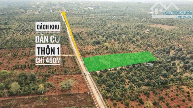 SIÊU PHẨM ĐẤT SÀO MẶT TIỀN ĐƯỜNG 8KC THÔN 1  HOÀ THUẬN