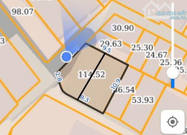 Bán Đất Lô Góc Nam Dư  62m²  Ô Tô Đỗ Cửa  Giá 9.9 Tỷ  ko QH