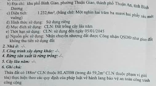 Đất mặt tiền Quốc lộ 13 (ĐLBD) 3.871m2 (36*110). Có 240m ODT, 834m TMDV