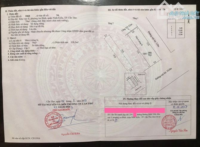 Nền góc kèm nhà hẻm 234 Hoàng Quốc Việt