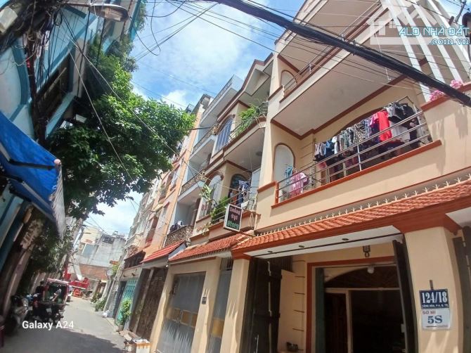 BÁN NHÀ CỘNG HÒA-Q.TÂN BÌNH – HẺM XE TẢI 6M  – DT 110M2 (5*22m) – 4 TẦNG BTCT – 20.6 TỶ TL - 1