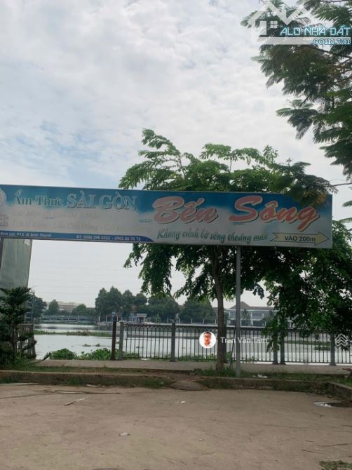 BÁN KHUÔN ĐẤT MẶT TIỀN VIEW SÔNG SÀI GÒN ĐƯỜNG BÌNH LỢI (DT: 6X21M) XÂY MỚI ĐA CÔNG NĂNG - 1