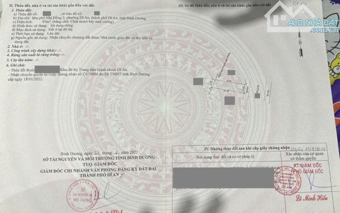 Đất trung tâm hành chính Dĩ An, p Dĩ An,TP Dĩ An - 2